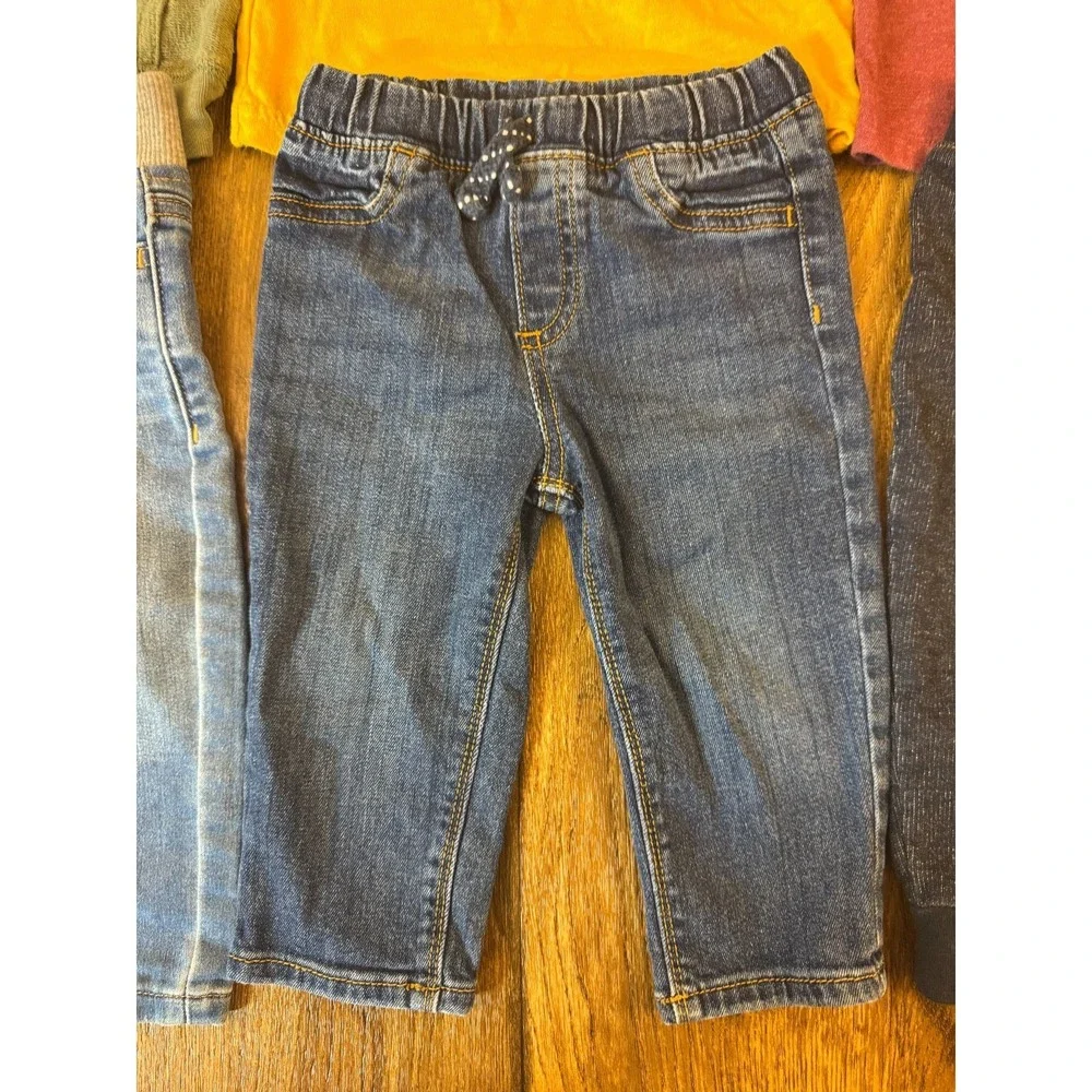 Toddler Boy‎ 12 Months Shirts Pants Jeans Long Sleeves Bundle Winter Clothes Lot